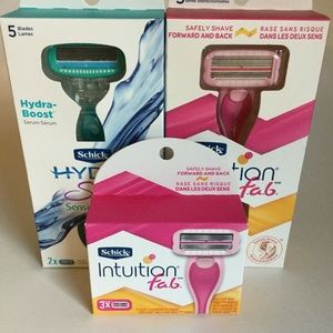 Schick Razors & Blades Lot Of 3 🛀👀